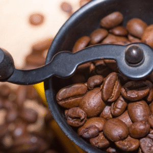 ມຸມມຸມຂອງອິນເດຍປຸງການແກ່ນກາເຟ